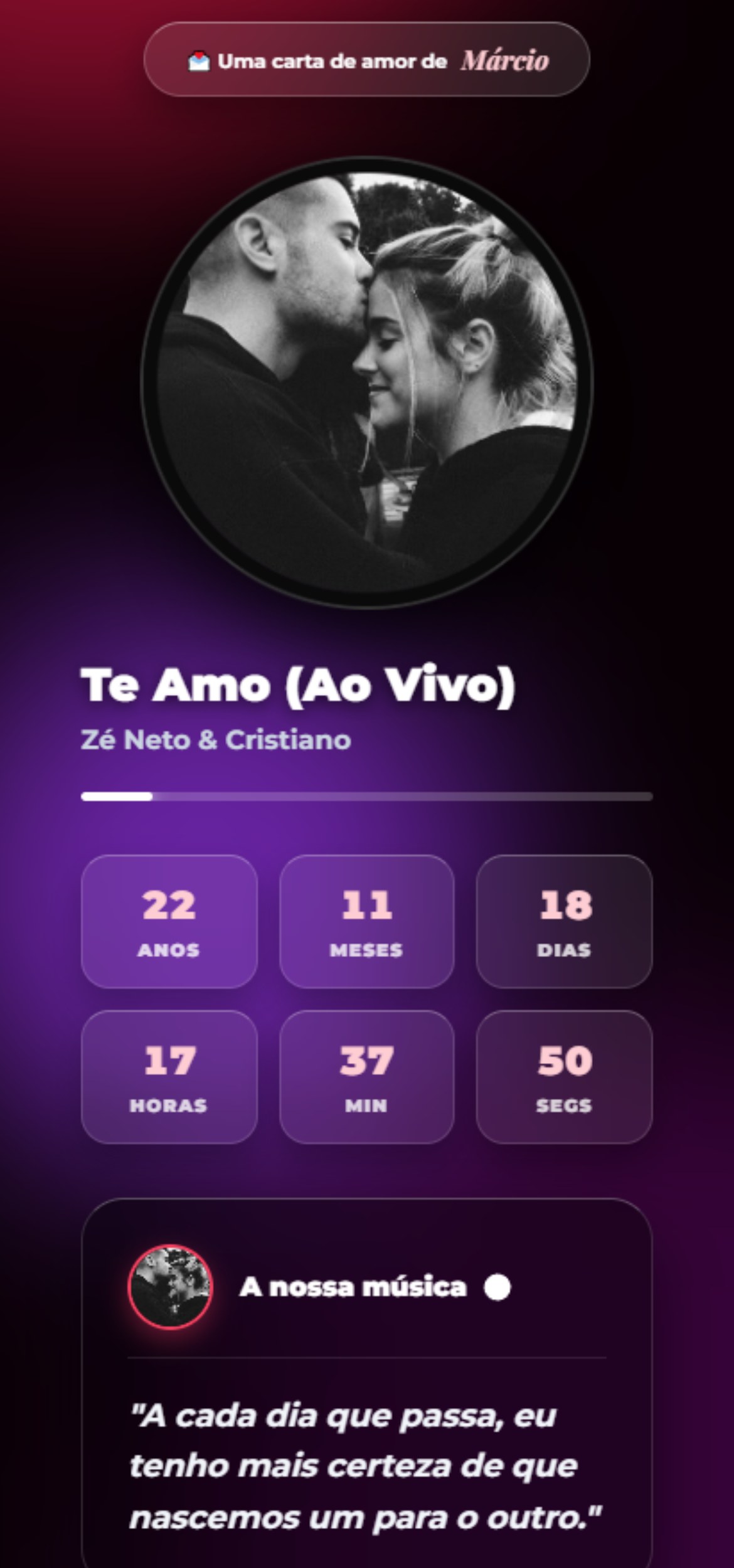 Tela Principal Eternize